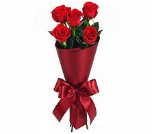 Букет 5 Красных роз Эдлесс Лав в Воротынец
