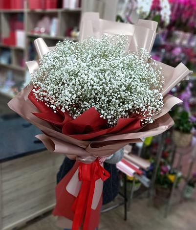Букет цветов из: Гипсофила в Воротынец