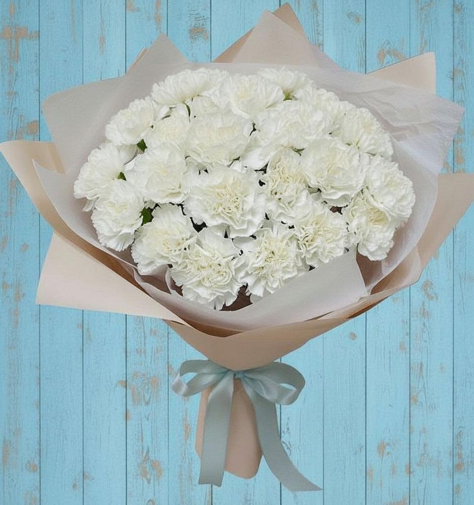 Букет цветов из: Гвоздики в Воротынец