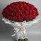 Букет 101 Красная роза Блэк Мэджик в Воротынец