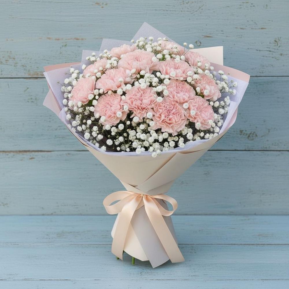 Букет цветов из: Гвоздики в Воротынец