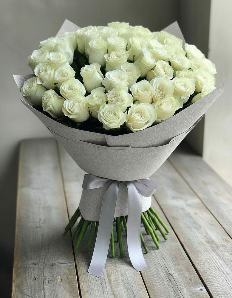 Букет 35 Белых роз в Воротынец