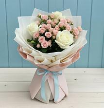 Букет цветов из:  Розы в Воротынец