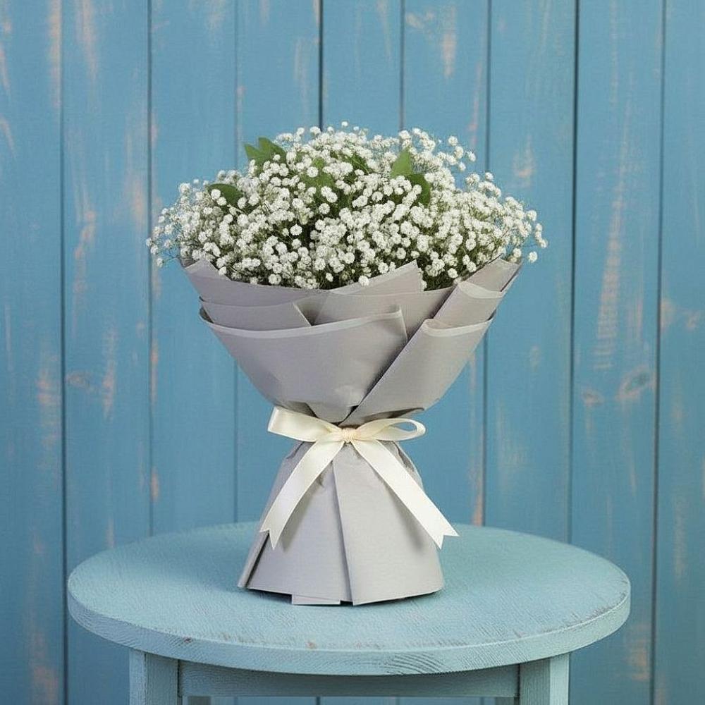 Букет цветов из: Гипсофила в Воротынец