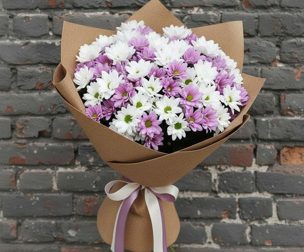 Букет цветов из: Хризантемы в Воротынец