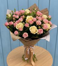 Букет цветов из:  Розы в Воротынец