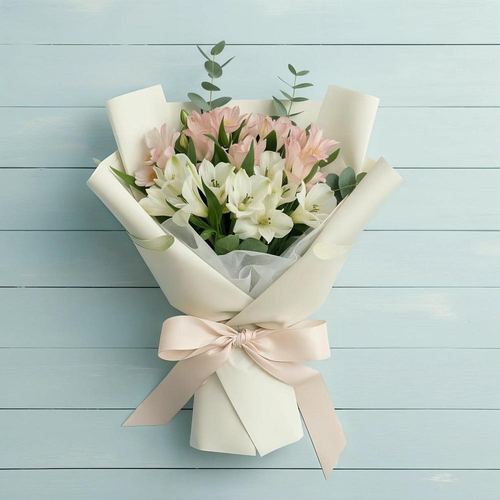 Букет цветов из: Альстромерии в Воротынец