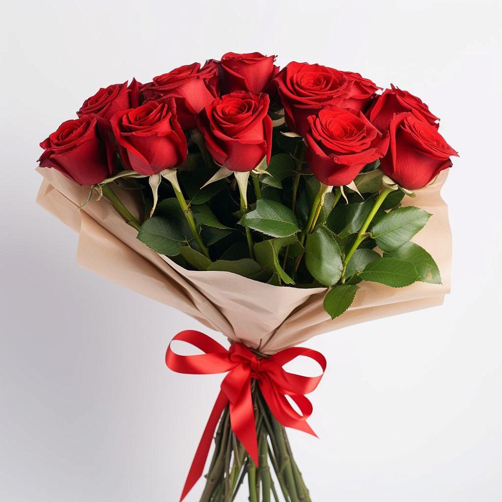 Букет 11 Красных роз Эдлесс Лав в Воротынец
