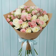 Букет цветов из:  Розы в Воротынец